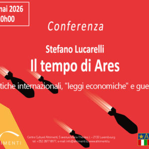 Conferenza. Lucarelli - Il tempo di Ares.